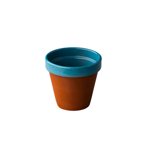 Stoneheart pot 10 x 9 cm blauw 310ml