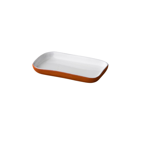 Stoneheart snack tapas bord wit 15 x 8,5 cm