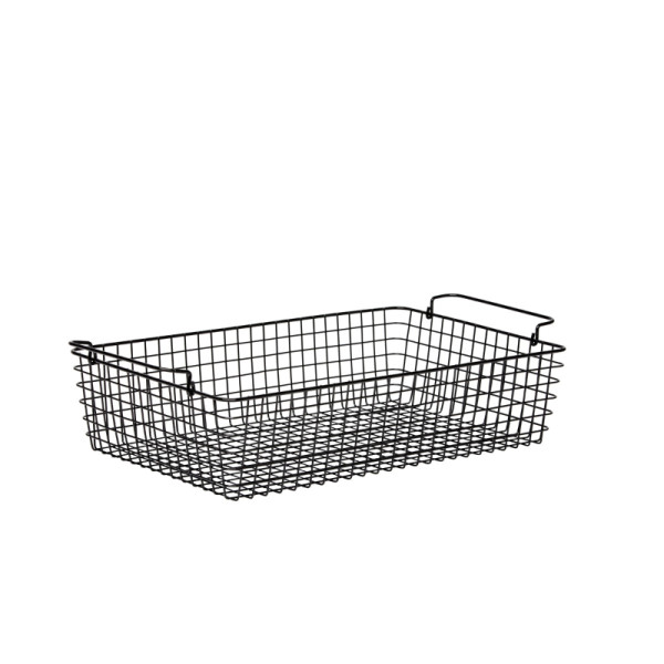 OP BESTELLING: Draadmand zwart 1/1GN