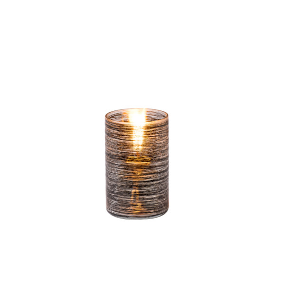 Lamphouder zwarte strepen 7,5 x 12 cm