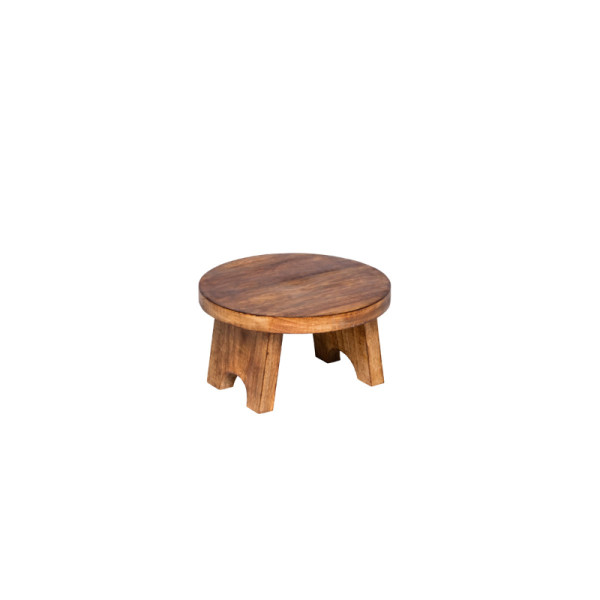Buffetverhoger mangohout 25 x 15 cm