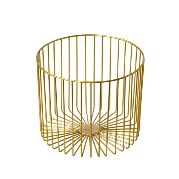 Stalen presentatiemand goud 28 x 23 x 28 cm