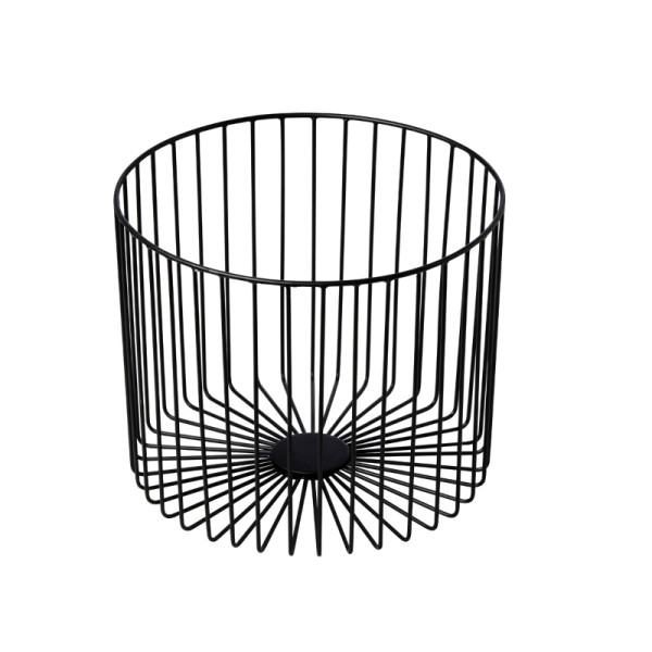 Stalen presentatiemand zwart 28 x 28 x 28 cm