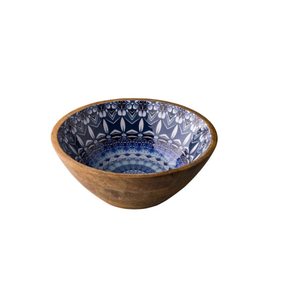 Kom Marrakech mangohout 30 x 12 cm