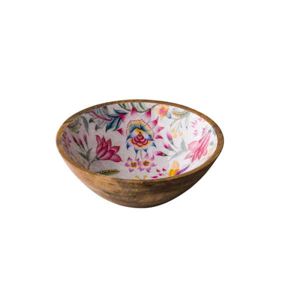 Kom Spring mangohout 30 x 12 cm