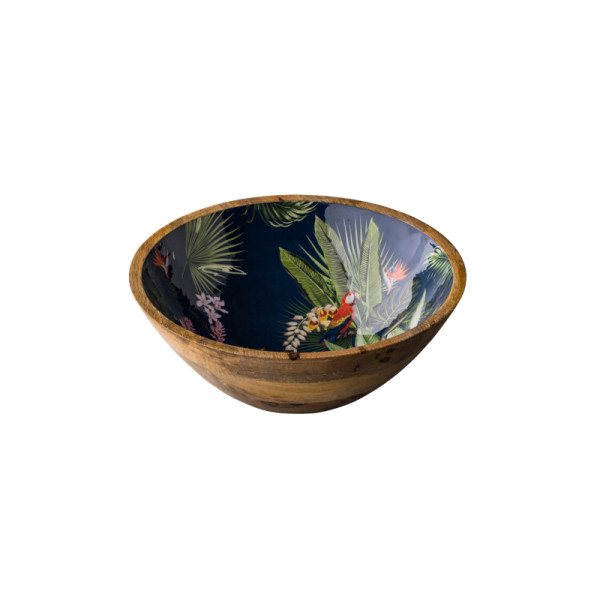 Kom Tropics mangohout 30 x 12 cm