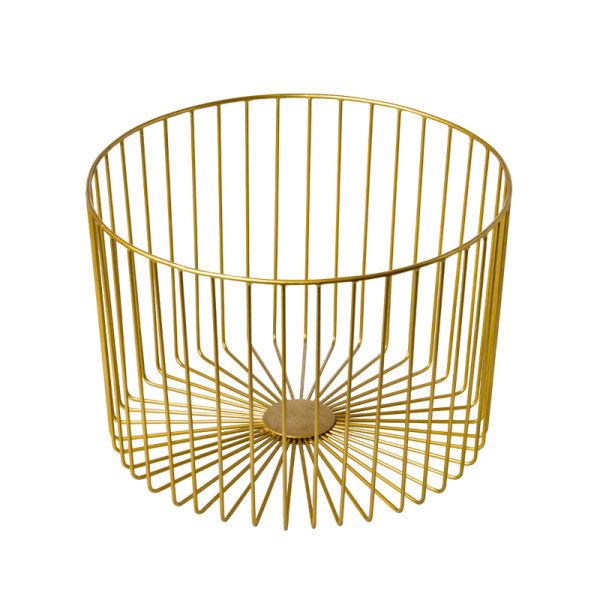 Stalen presentatiemand goud 33 x 23 x 33 cm