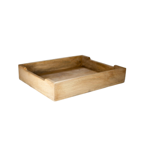 Buffet bak GN 1/2 mangohout 35 x 29 x 6,5 cm