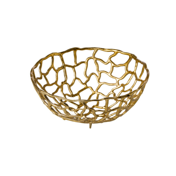 Aluminum mand goud 38 cm