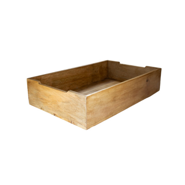 Buffet bak GN 1/1 mangohout 55,5 x 35 x 12 cm