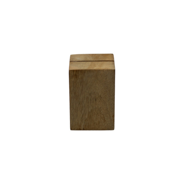 Buffet kaarthouder mangohout 8 x 5,5 x 5,5 cm