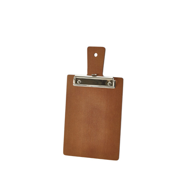 Houten menu/rekening klembord bruin A5