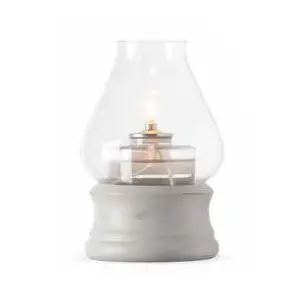 Aladdin Clear Painted White (per stuk)