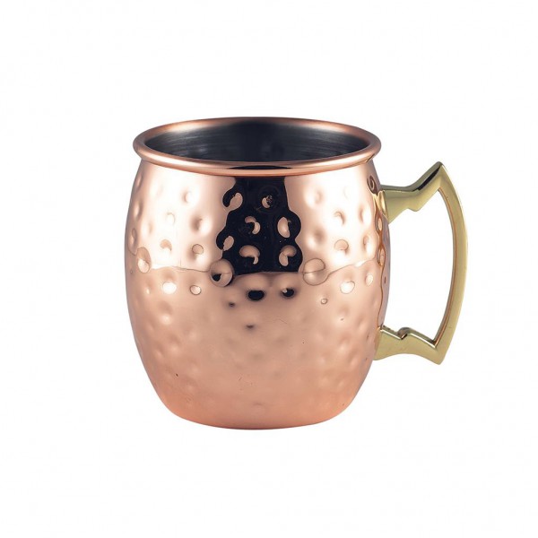Beker Koper RVS Gehamerd  (400 ml) Ø 8.5 x 9 cm