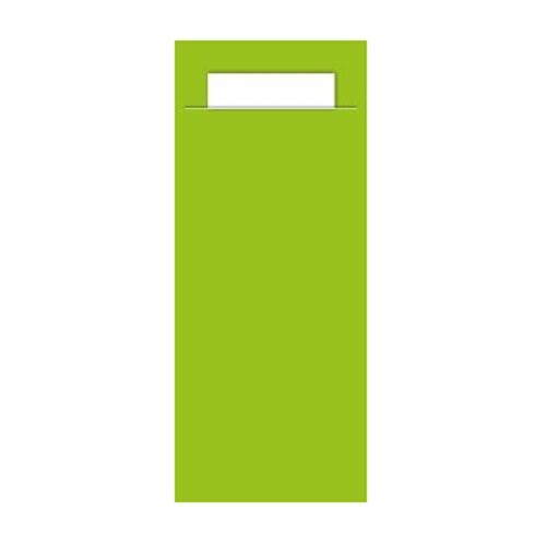 Gekleurd Bestekzakje <br /> Spring + Wit 200 x 85 mm <br /> (per 1000)