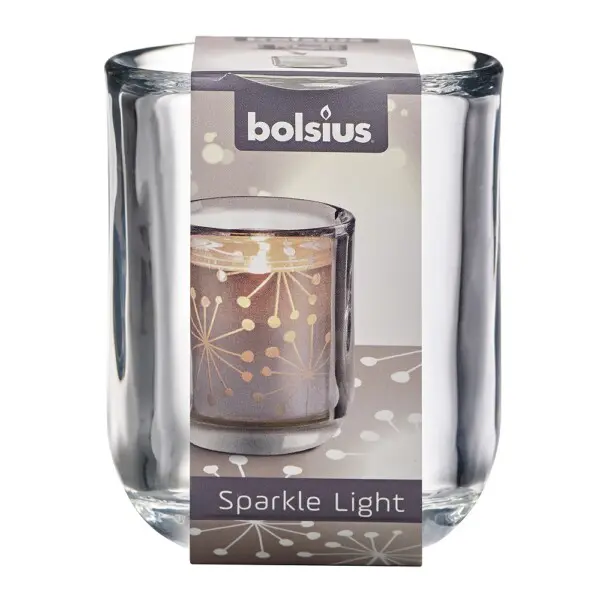 Relight Classic Houder Sparkle Light Bolsius (per stuk)