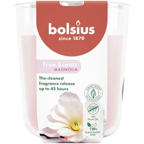 Bolsius Geurglas 97/85 True Scents Magnolia (per stuk)