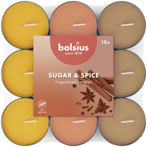 Bolsius Geurtheelicht 3,5 uur Sugar & Spice (18 stuks)