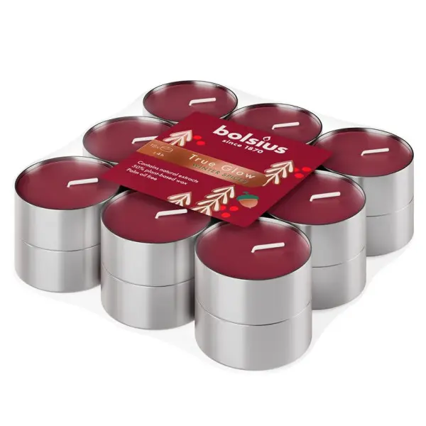 Bolsius Geurtheelicht True Scents Winter Spices (18 stuks)