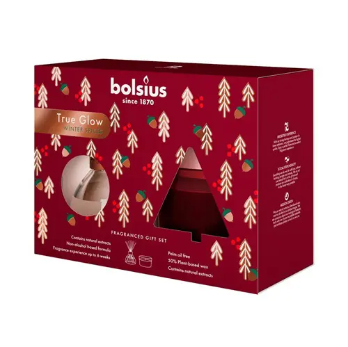 Bolsius Giftset True Joy Winterspices (2 stuks)