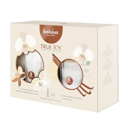 Bolsius Giftset True Joy Vanilla Delight (2 stuks)