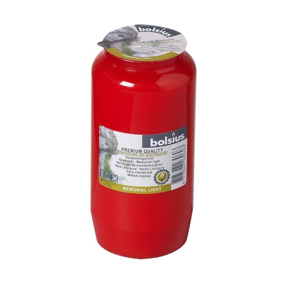 Bolsius Herdenkingslicht Compo Nr. 7 Rood (per stuk)