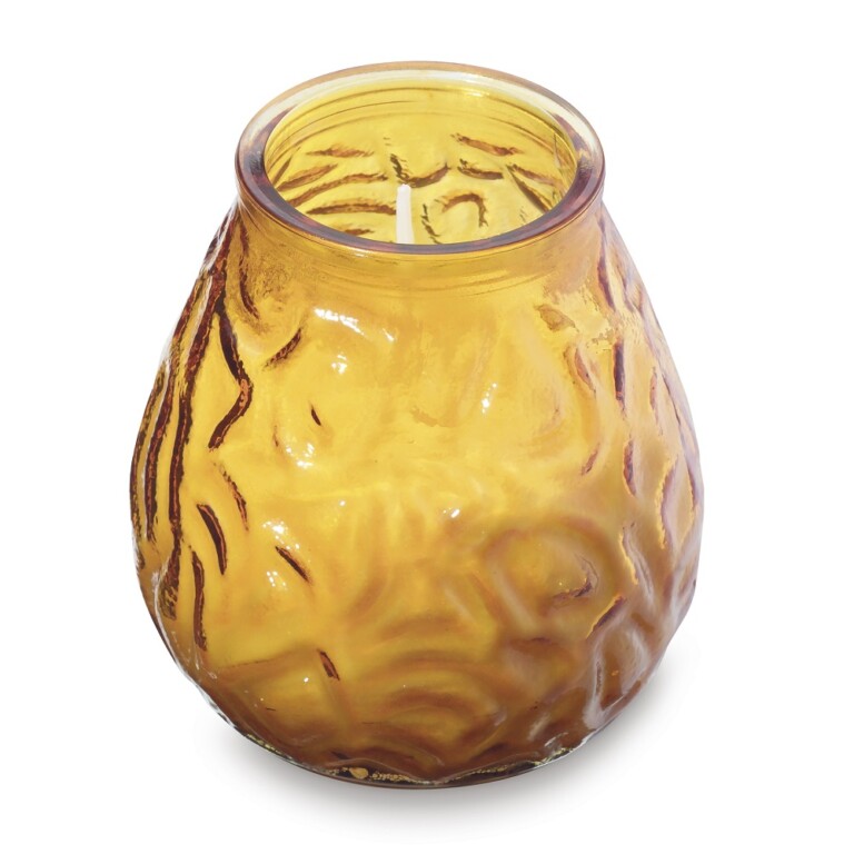 Bolsius Terraskaars 'Lowboy' Amber (per stuk)