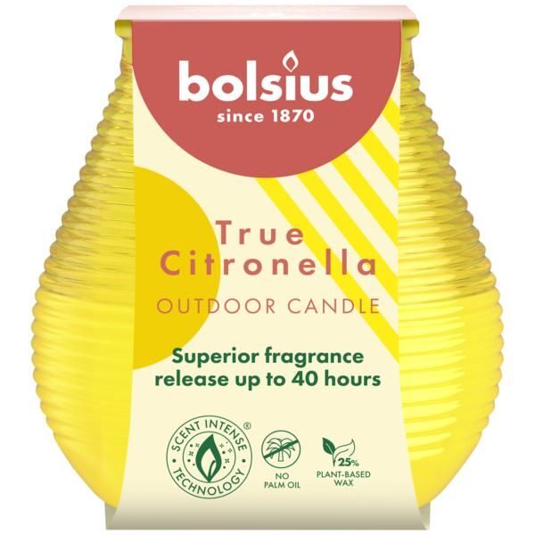 Bolsius Patiolight True Citronella Yellow (per stuk)