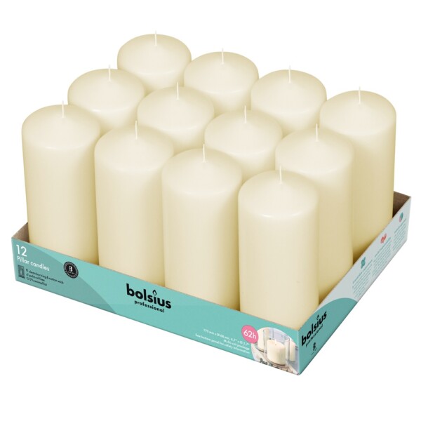 Bolsius Professional Stompkaars Ivoor 170/70 (per stuk)
