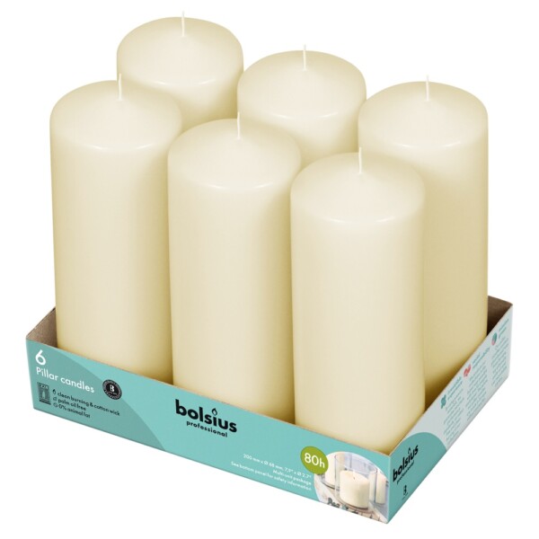 Bolsius Professional Stompkaars Ivoor 200/70 (per stuk)