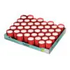 Bolsius Professional Clear Cups 16h Rood (40 stuks)