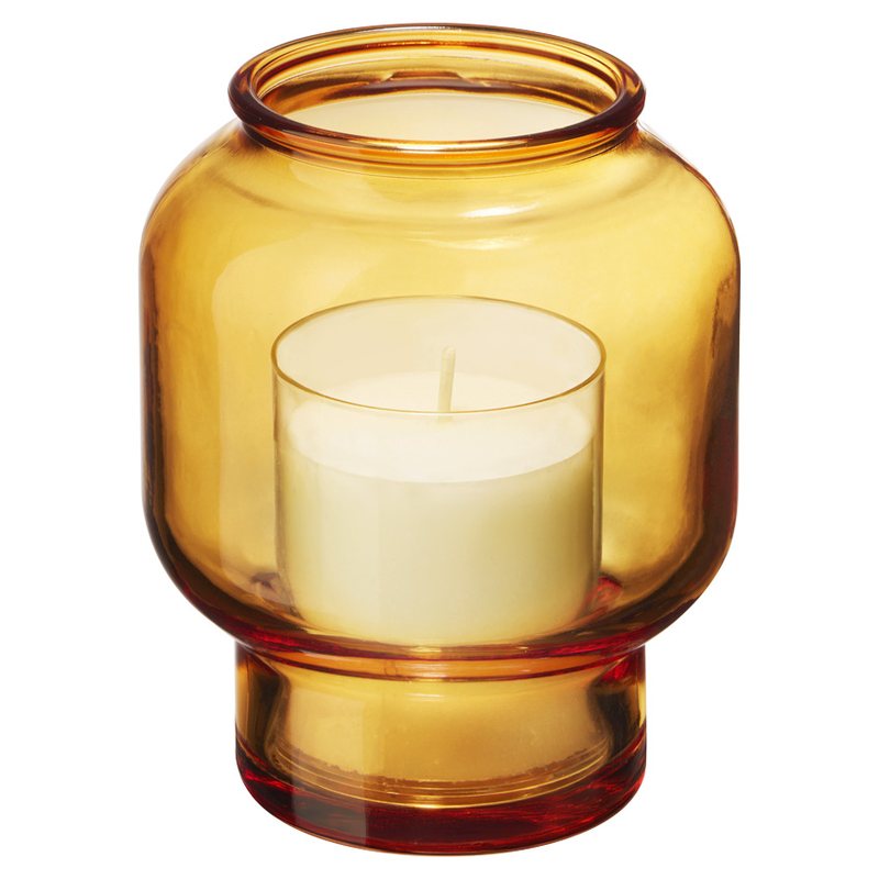 Bolsius Relight Houder Sphere Amber (per stuk)