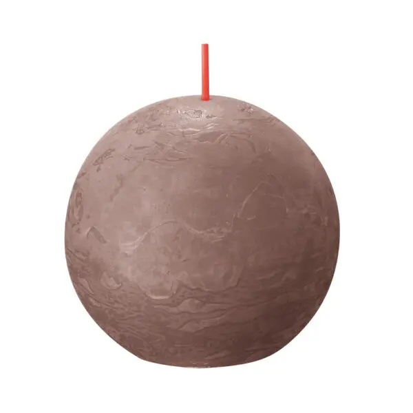 Bolsius Bolkaars <br /> Rustic Taupe <br /> Ø 7.6 cm (per stuk)