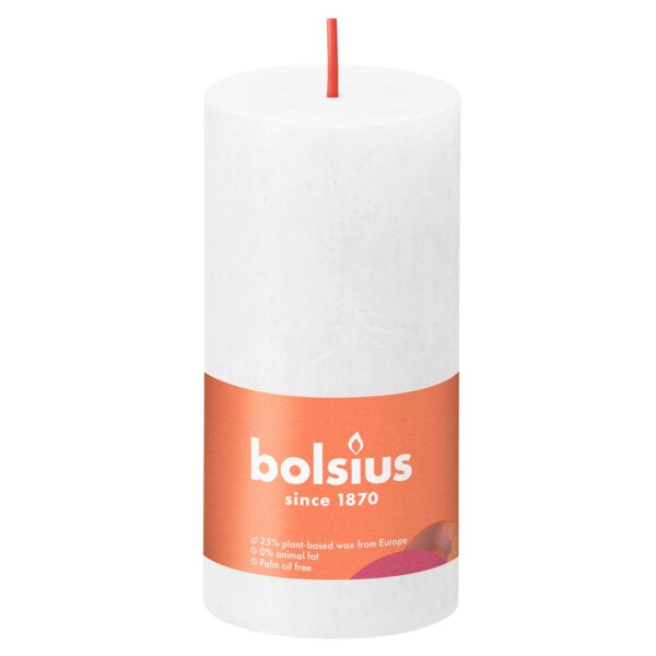 Bolsius Stompkaars Rustiek 100/50 Cloudy White (per stuk)