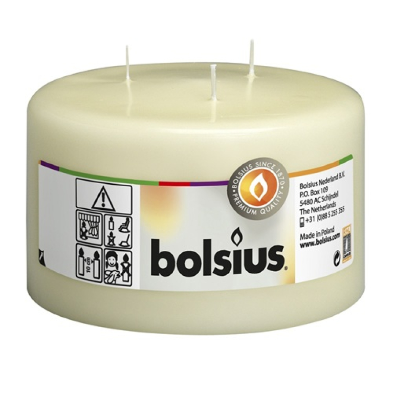 Bolsius Multilont Stompkaars Ivoor 100/150 (per stuk)
