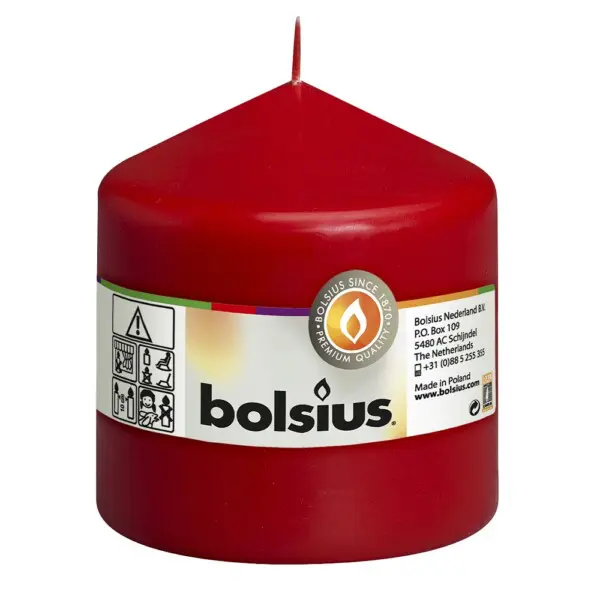 Bolsius Stompkaars Rood 100/98 (per stuk)