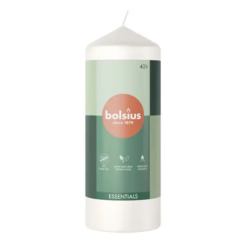 Bolsius Stompkaars Cloudy White 150/58 (per stuk)