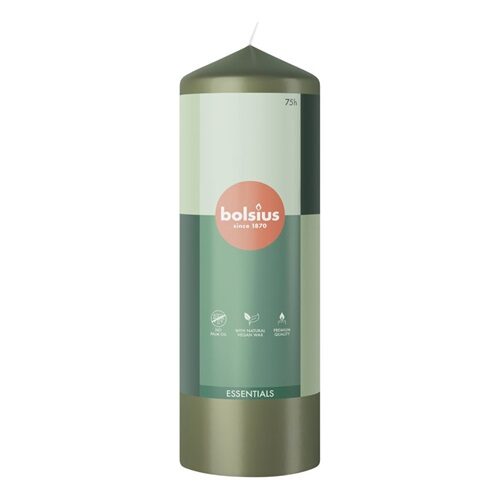 Bolsius Stompkaars Fresh Olive 200/68 (per stuk)