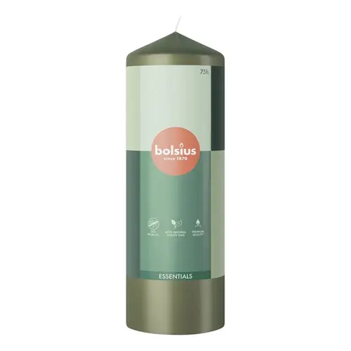 Bolsius Stompkaars Fresh Olive 200/68 (per stuk)
