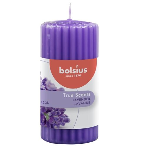 Bolsius Geurstompkaars 120/60 True Scents Lavender (6 stuks)