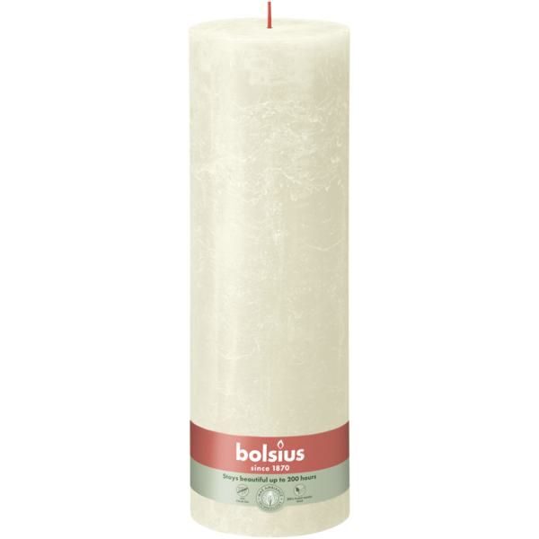 Bolsius Stompkaars Rustiek 300/100 Soft Pearl (per stuk)