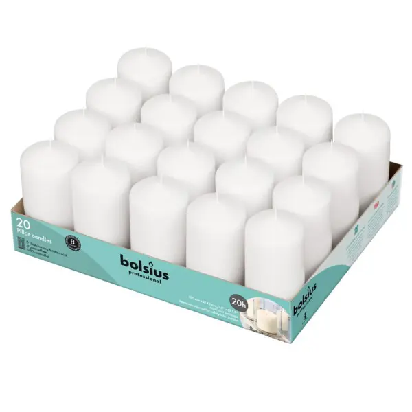 Bolsius Professional Stompkaars Wit 100/50 (per stuk)