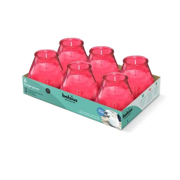 Bolsius Twilight Fuchsia (6 stuks)