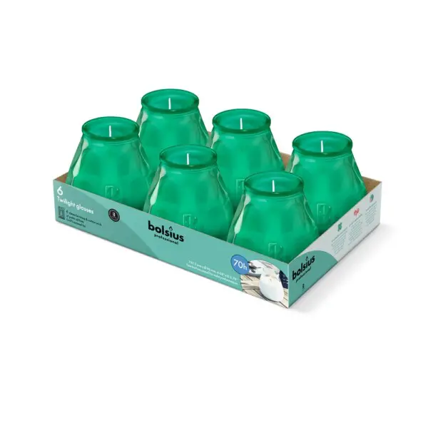 Bolsius Twilight Zeegroen (6 stuks)