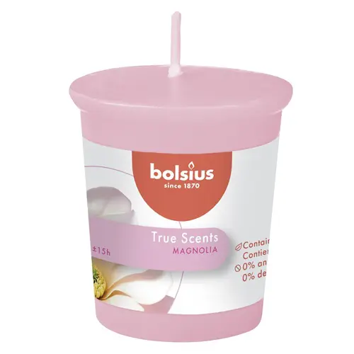 Bolsius Votive 15 uur Navullingen Magnolia (24 stuks)
