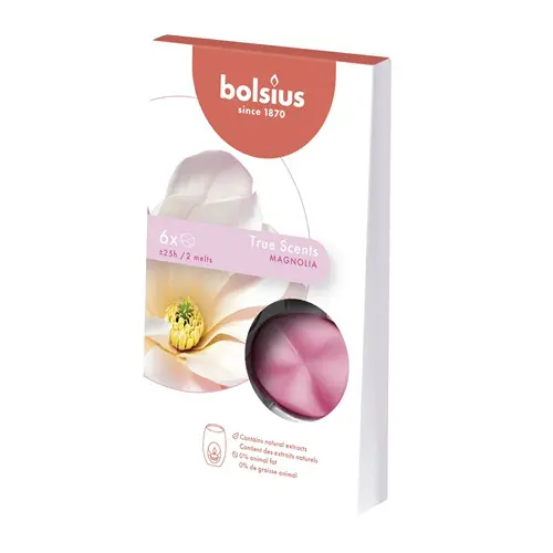 Bolsius Wax Melts True Scents Magnolia (8 stuks)