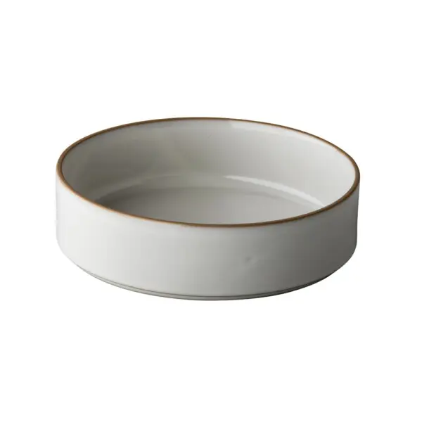 Bord Japan Wit  (Stapelbaar)  Q Authentic Ø 20 x 5.5 cm