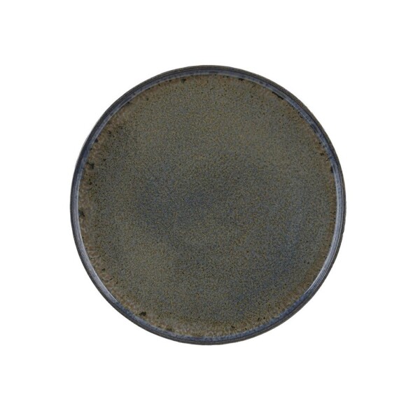 Bord Met Opstaande  Rand Stoneblue  Q Authentic Ø 26.5 cm