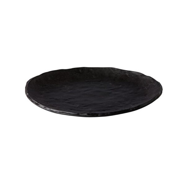 Bord Zwart Oyster  Q Raw Ø 27 cm