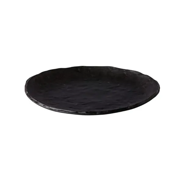 Bord Zwart Oyster  Q Raw Ø 27 cm